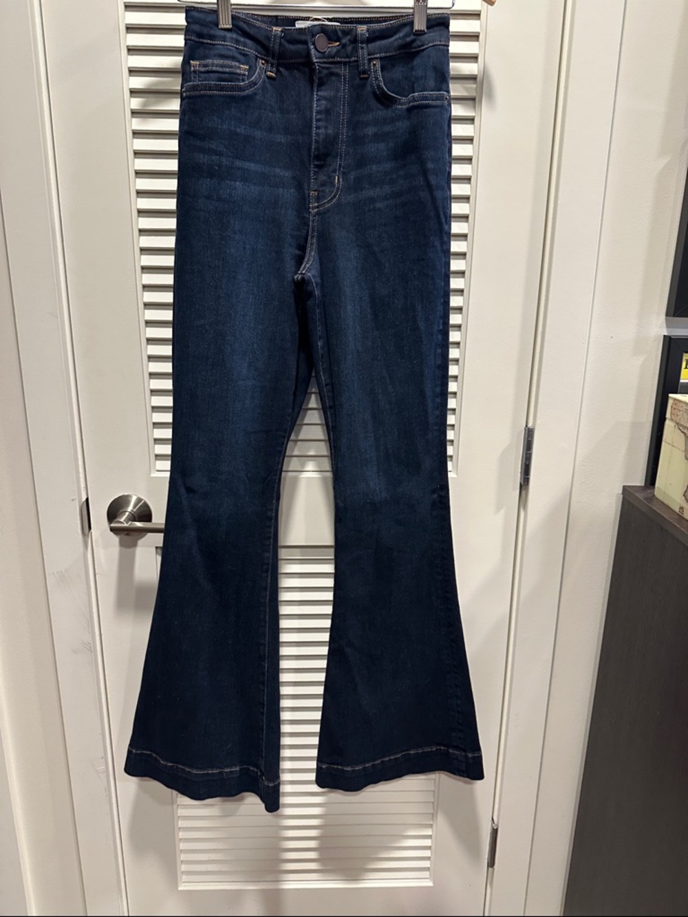 La Ligne Dark Blue Flare Jeans